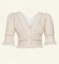 Laden Sie das Bild in den Galerie-Viewer, Praliné Bluse nougat