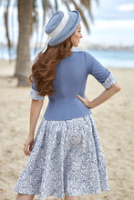 Laden Sie das Bild in den Galerie-Viewer, Claudia-Sable 1940s-Inspired blazer-blouse