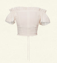 Laden Sie das Bild in den Galerie-Viewer, Folies Bluse crème