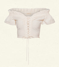 Laden Sie das Bild in den Galerie-Viewer, Folies Bluse crème