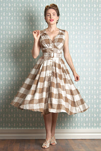 Marcella Sadie Checkered Dress