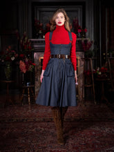 Laden Sie das Bild in den Galerie-Viewer, Turnover Kleid denim
