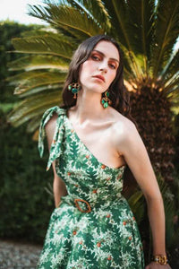 Giardino Kleid melograno