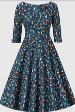 Laden Sie das Bild in den Galerie-Viewer, Dunkelblaues Nussknacker Kleid Scarlette
