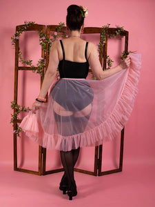 PINK FRILLY PETTICOAT