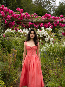 Giuseppina Kleid nectarine