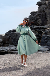 Aude-Minty Versatile Water-resistant Trench Coat