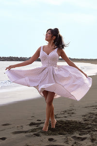Esther-Violette Elegant Silkmix Dress