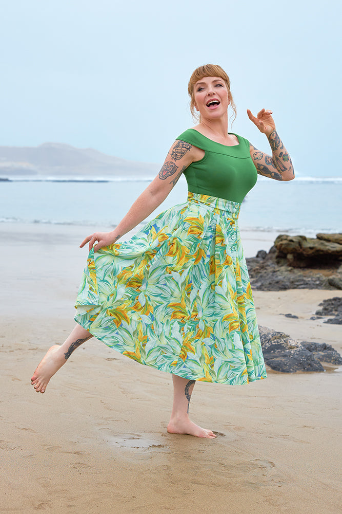 Renita-Naia Floral Swing Skirt