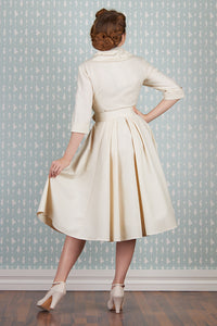 Azelia-May Linen overcoat-dress, doubling as the perfect lightweight summer coat