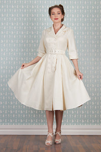 Azelia-May Linen overcoat-dress, doubling as the perfect lightweight summer coat