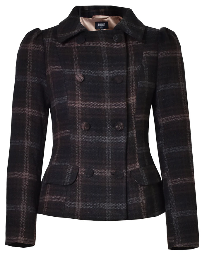 Jacke Coco Marooncheck