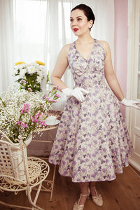 Lirra-Violette Floral cotton Dress