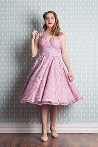Barite-Helio Embellished Mesh Summer Dress
