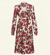 Laden Sie das Bild in den Galerie-Viewer, Charlotte Kleid cremeweiß mit Rosen

