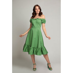Lorena Plain Swing Dress