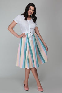 Matilde Teacup Stripe Skirt